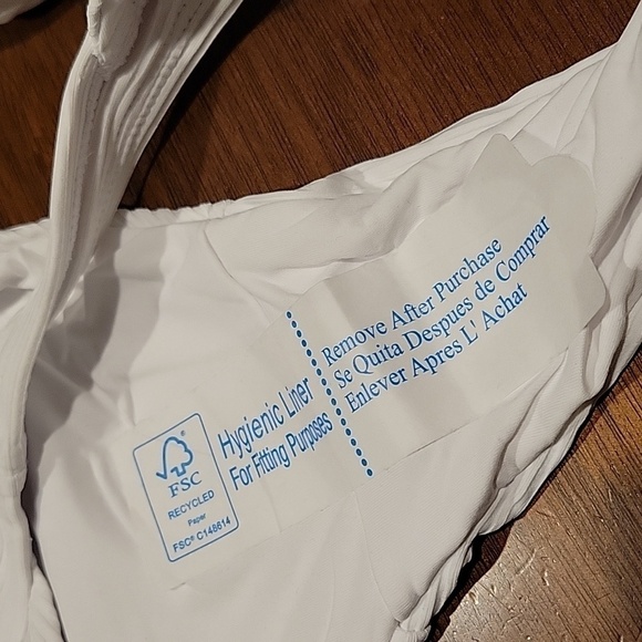 Andie The Banded Cheeky Rib Bikini Bottom White XXL - Picture 5 of 6